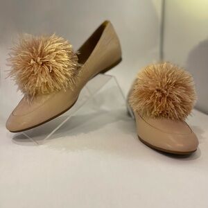 Michael Kors Suede Fara Pom Loafer Size 8